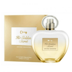 Perfume Her Golden Secret By Antonio Bandeiras -Eau de Toilette – 50ml